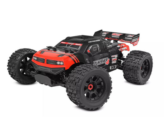 CORALLY PUNISHER 4 BRUSHLESS 4S BASHER TRUCK RTR - RED #C-00292-R - High-Speed RTR RC Truck