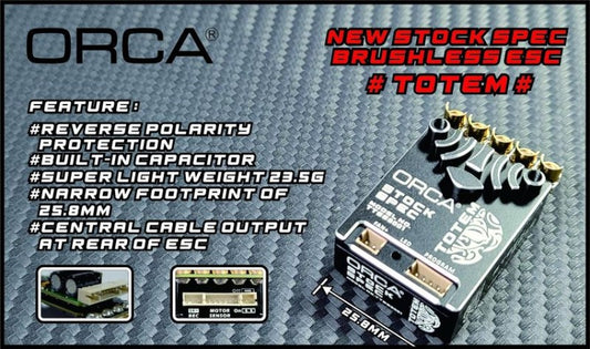 ORCA Totem 2S - blinky pro electronic speed controller #OR-ES22TOTEM2S
