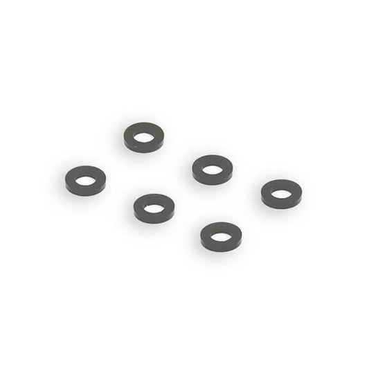 CENTRO BLACK M3 FLAT WASHER 5.75mm x 1.0mm (6) - RC Hobby Product