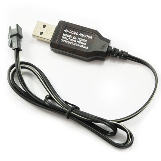 HUINA 1550/1570/1573/1574/1577 CHARGER USB BLACK SM CONNECTOR - RC Hobby Product
