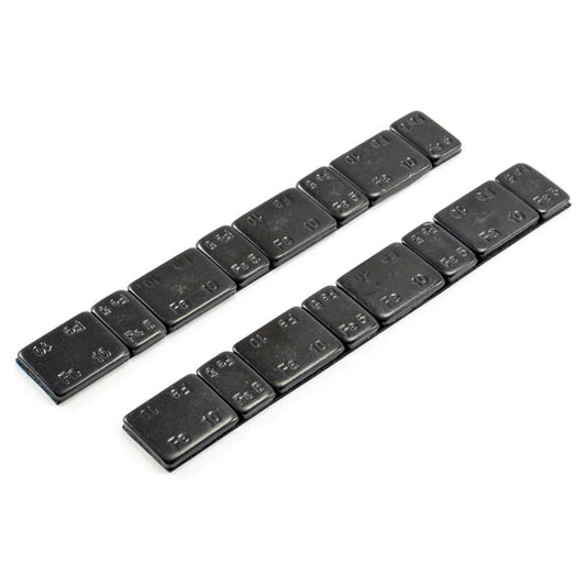 CENTRO BLACK CHASSIS WEIGHTS w/ADHESIVE 5G/10G X 2 STRIPS - RC Hobby Product